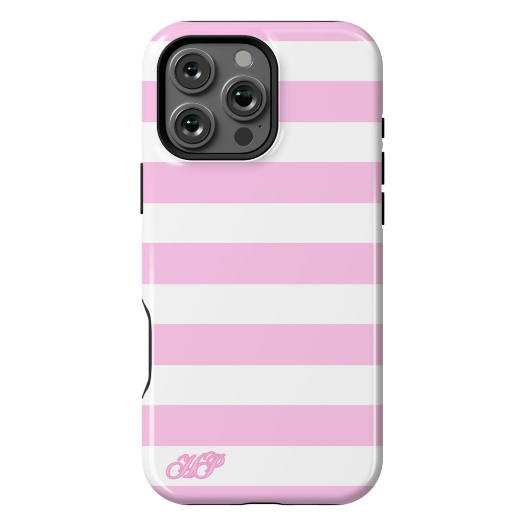 Strawberry Milk 🍓🥛 Stripes Case – Hyper Pink Strawberry Milk 🍓🥛 Stripes Case – Hyper Pink