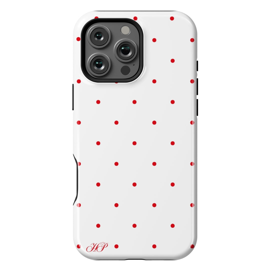Cherry 🍒 Polka Dot Case