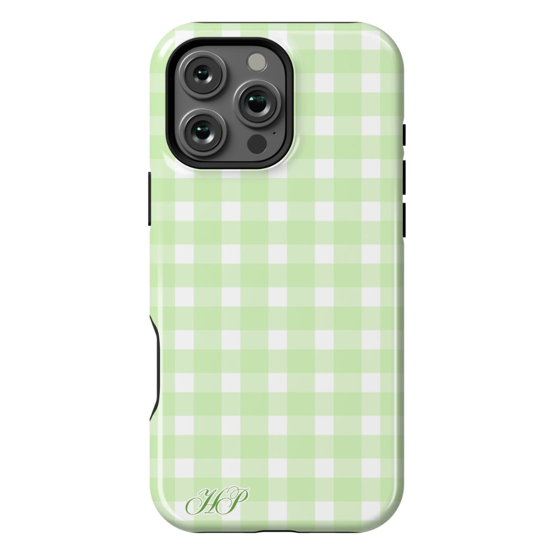 Lucky Sage 🍀 Gingham Case